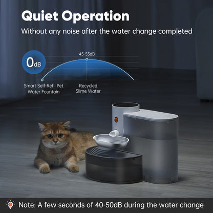 Stainless Steel Pet Intelligent Drinking Bowl