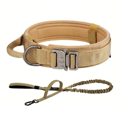 Dog Training Collar Adjustable Tactical Dog Collar And Leash Set Control Handle Pet Lead Collar For Small Big Dogs