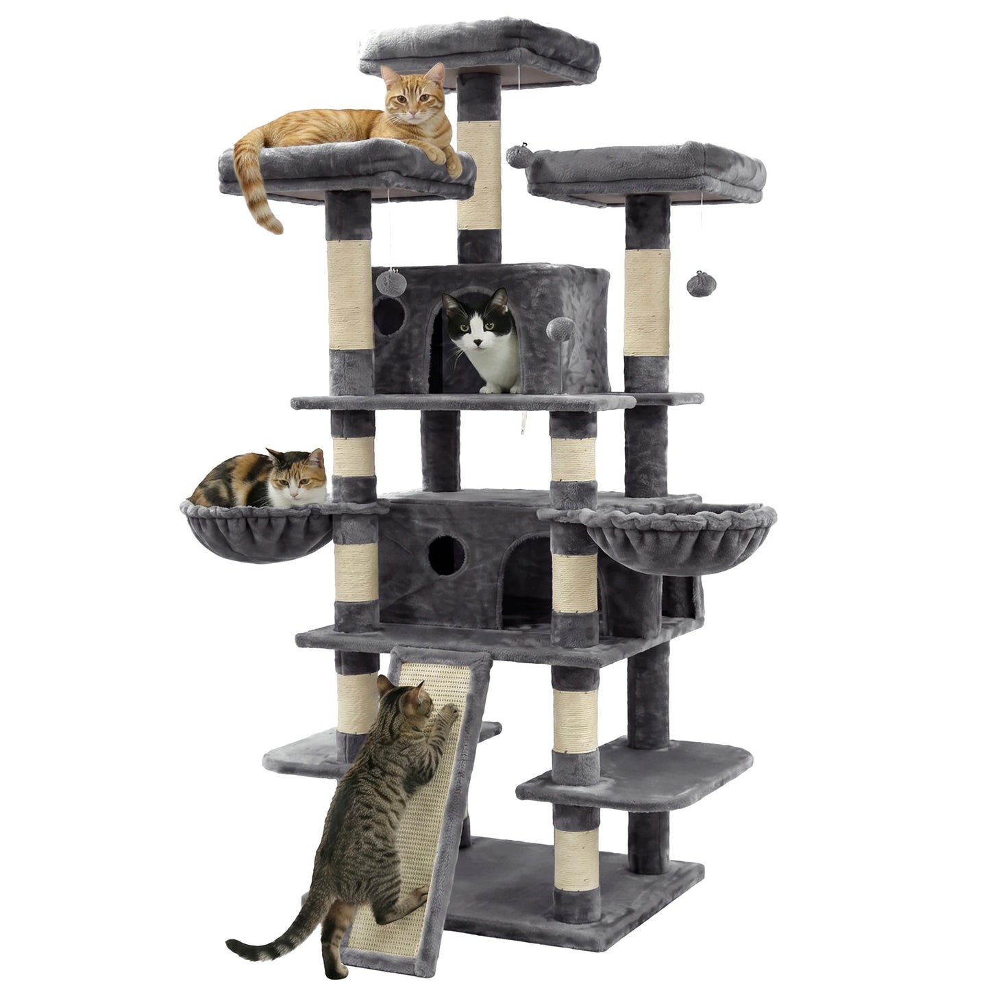 Large Multi Level Cat Tree Activity Center