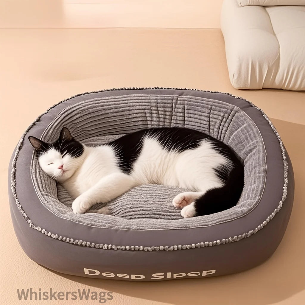 Comfortable Donut Dog Cat Cushion Bed