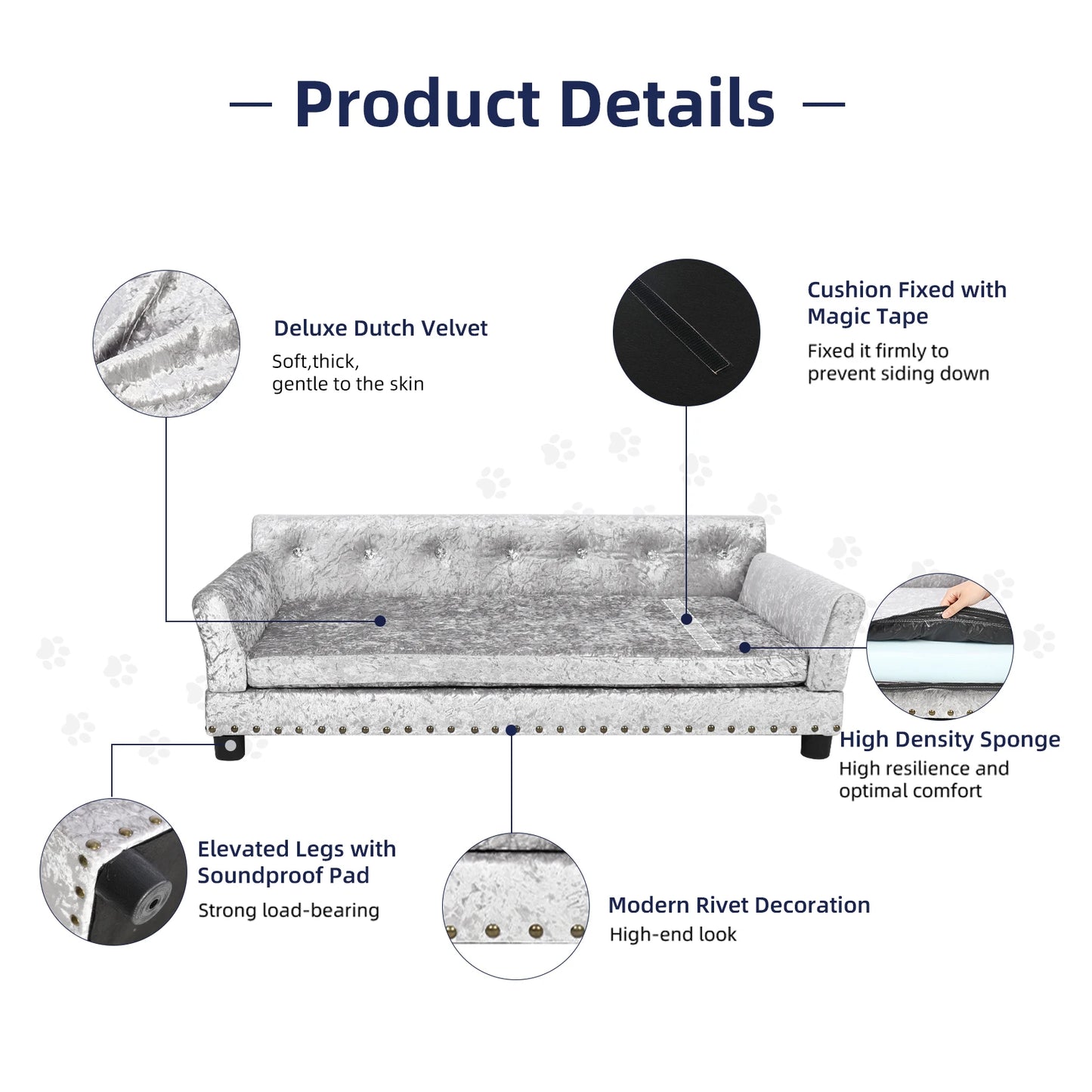 Upholstered Pet Lounge Chair/Sofa