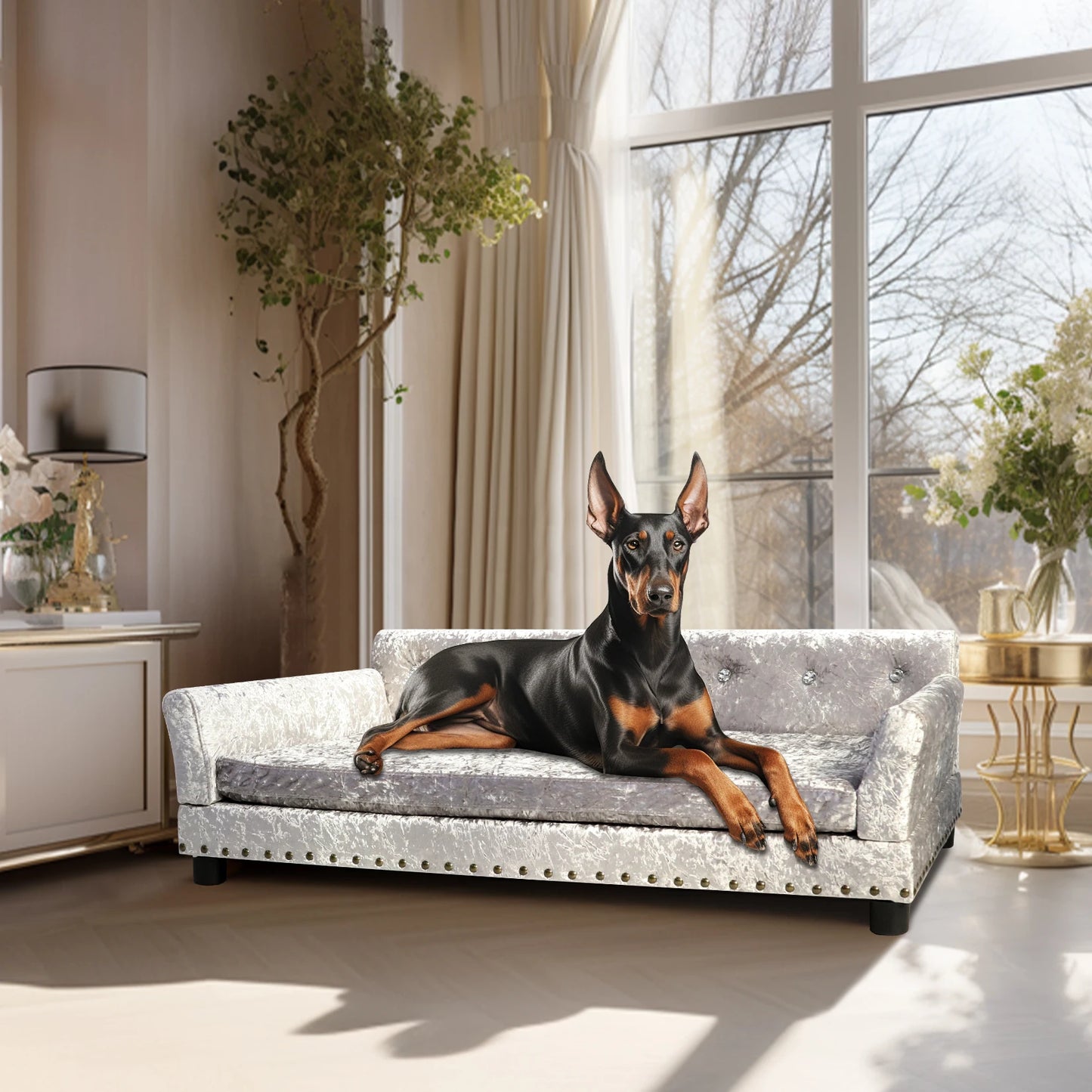 Upholstered Pet Lounge Chair/Sofa