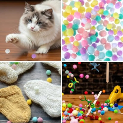 200 Sparkle Interactive Cat Ball Toys