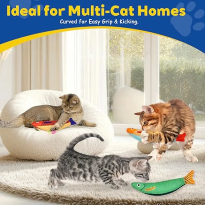 Catnip Toys, Soft/Durable with Rattle Sound
