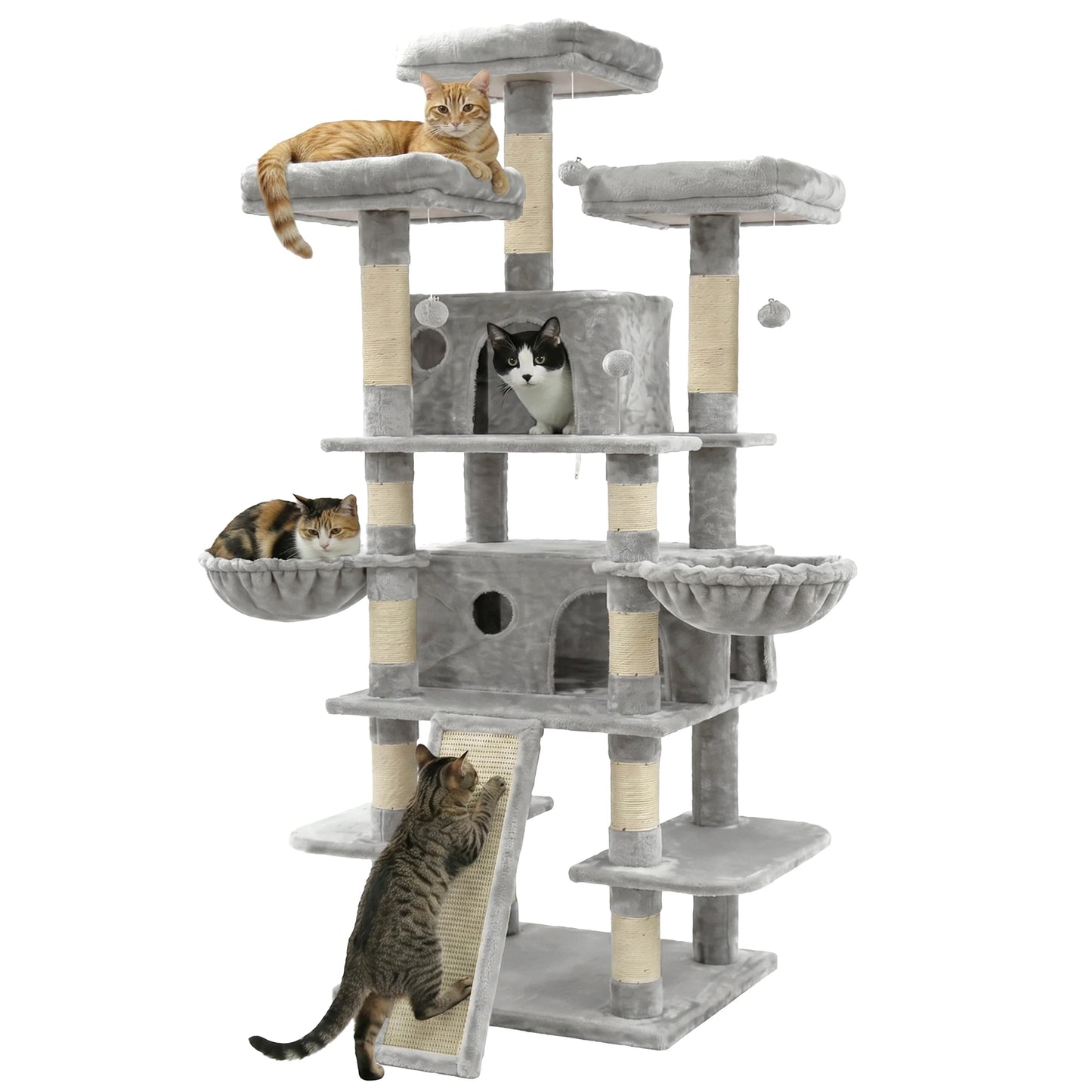 Large Multi Level Cat Tree Activity Center