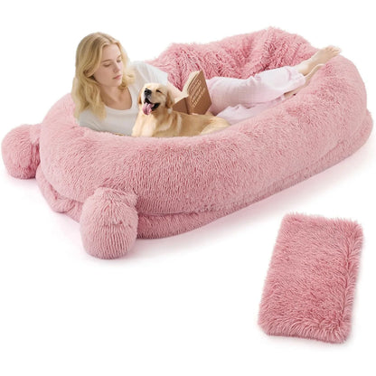 71" Large Human Size Dog Bed