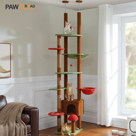 Cat Floor to Ceiling  Adjustable Tower