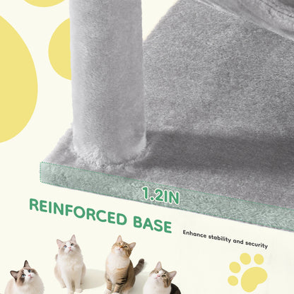 Tall Multi-Cat Climbing Tower w/Scratching Posts