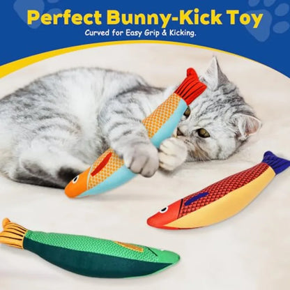 Catnip Toys, Soft/Durable with Rattle Sound