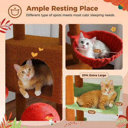 Cat Floor to Ceiling  Adjustable Tower