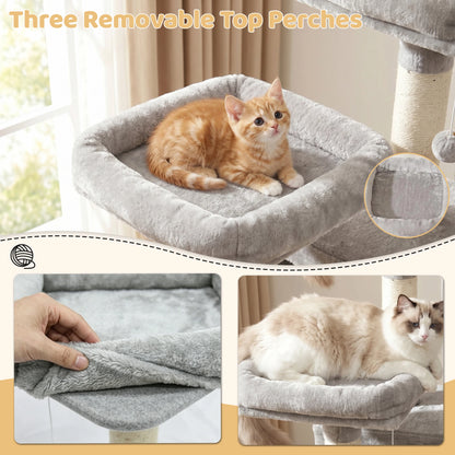 Large Multi Level Cat Tree Activity Center