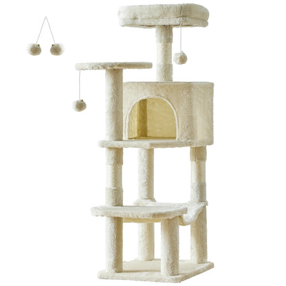 Tall Multi-Cat Climbing Tower w/Scratching Posts