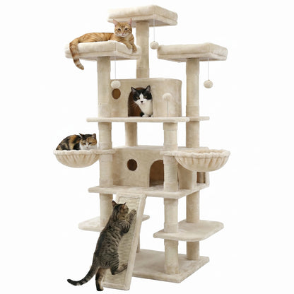 Large Multi Level Cat Tree Activity Center