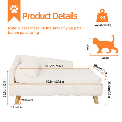 Elevated Cozy Pet Sofa/Bed for small pets